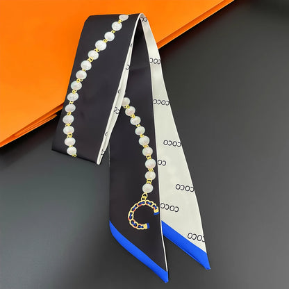 Premium Silk Twilly Ribbon for Hair, Handbags, and Accessories