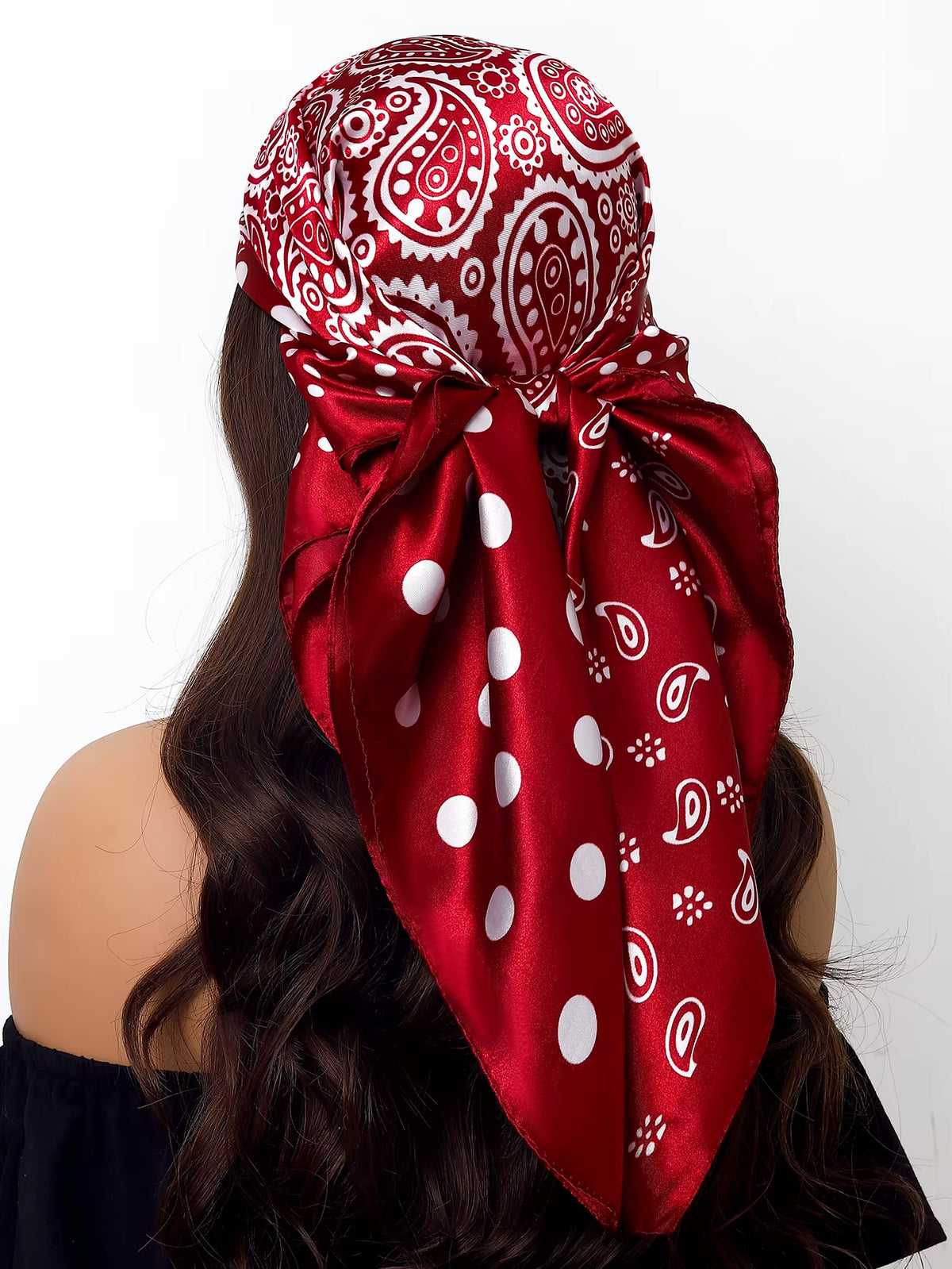 Couture Chaos Satin Colorful Scarf