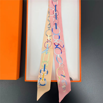 Premium Silk Twilly Ribbon for Hair, Handbags, and Accessories