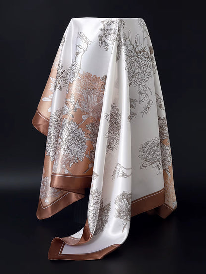 Couture Chaos Satin Colorful Scarf