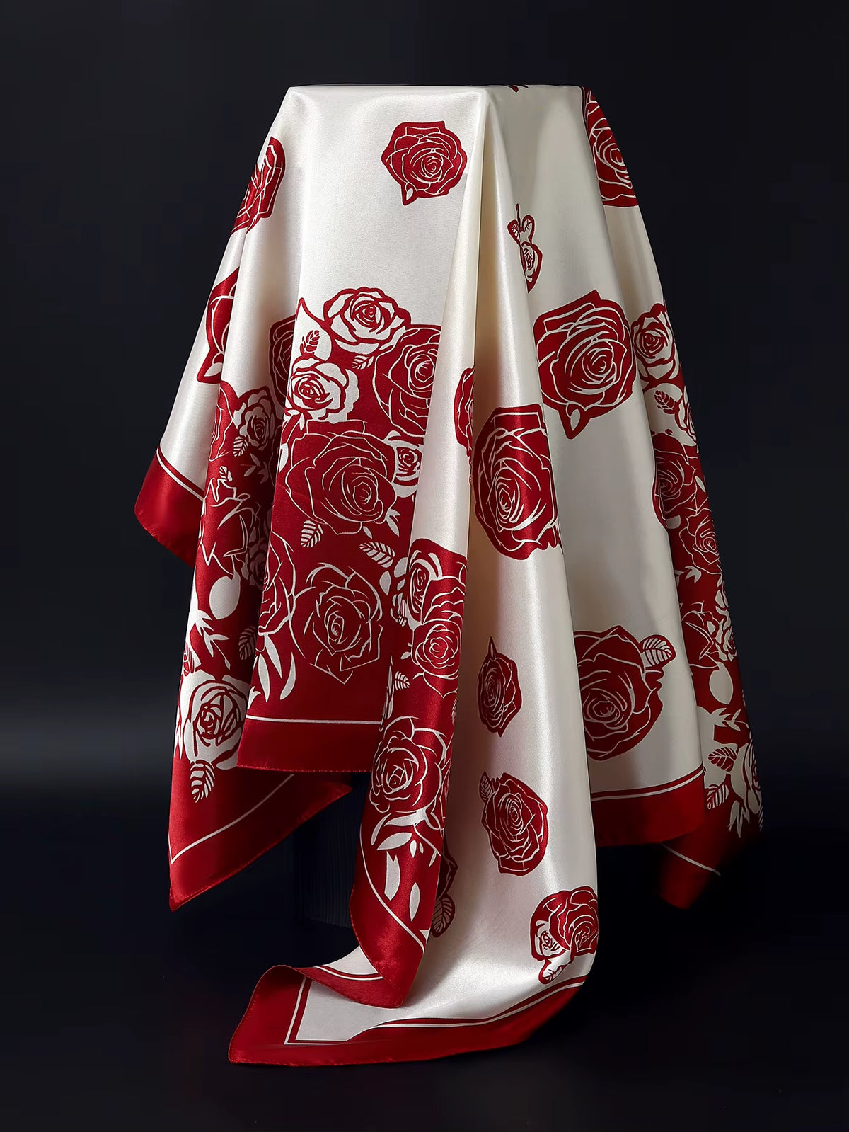 Couture Chaos Satin Colorful Scarf