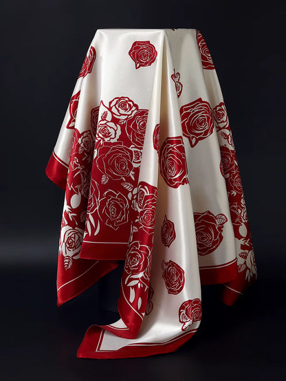 Couture Chaos Satin Colorful Scarf