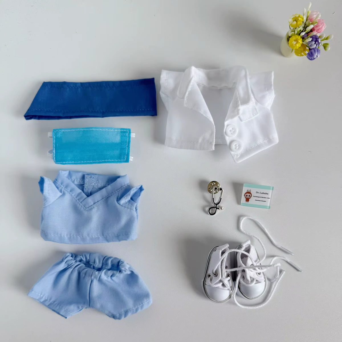 Labubu Healing Heroes – White Coat & Scrubs Hero Set