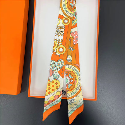 Premium Silk Twilly Ribbon for Hair, Handbags, and Accessories