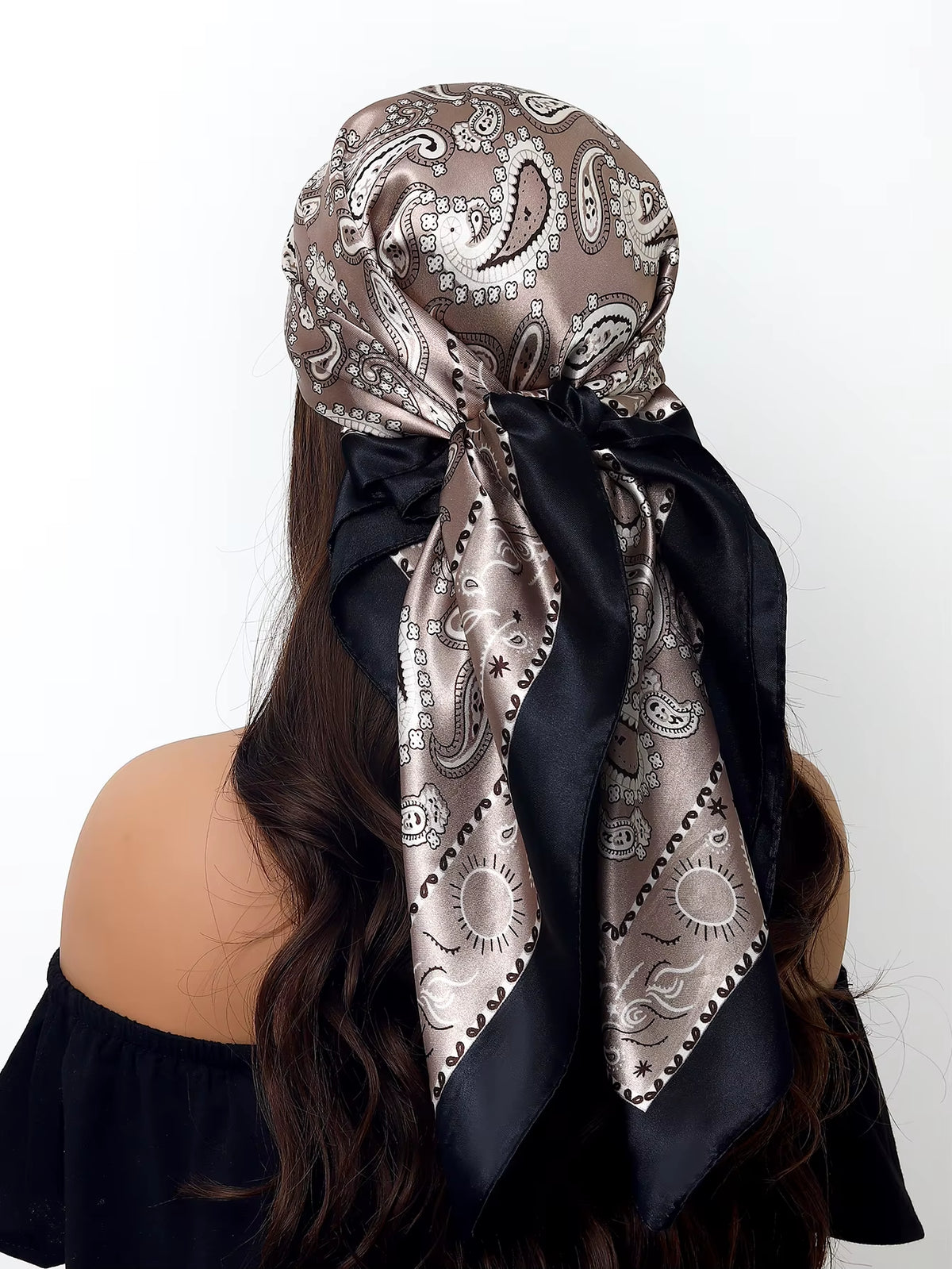 Couture Chaos Satin Colorful Scarf
