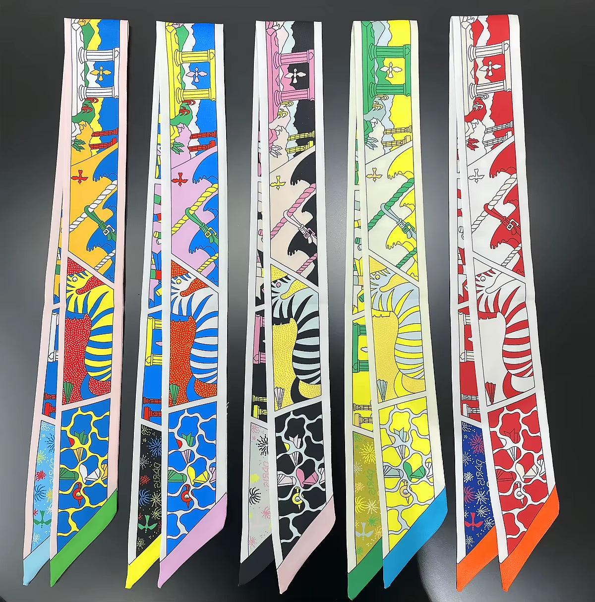 Premium Silk Twilly Ribbon for Hair, Handbags, and Accessories