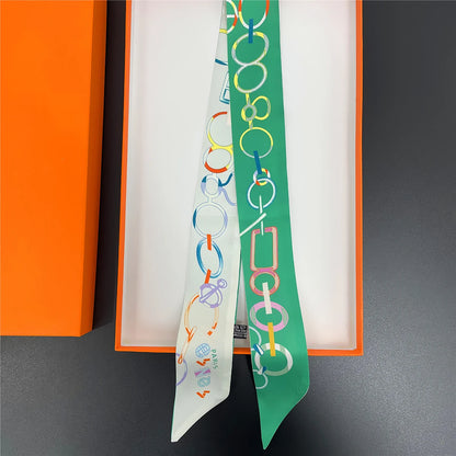Premium Silk Twilly Ribbon for Hair, Handbags, and Accessories