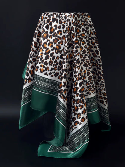 Couture Chaos Satin Colorful Scarf