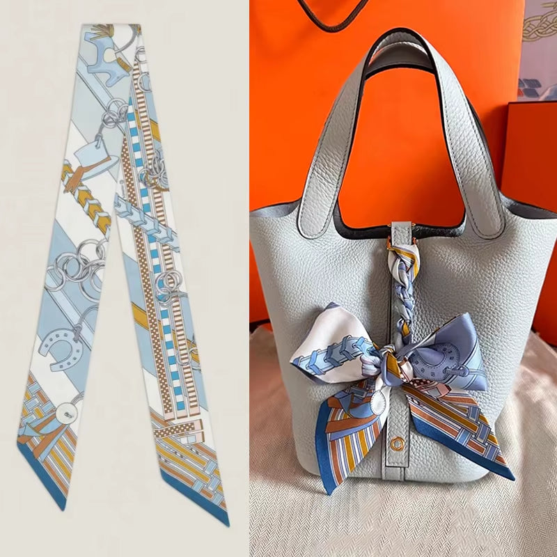 Premium Silk Twilly Ribbon for Hair, Handbags, and Accessories