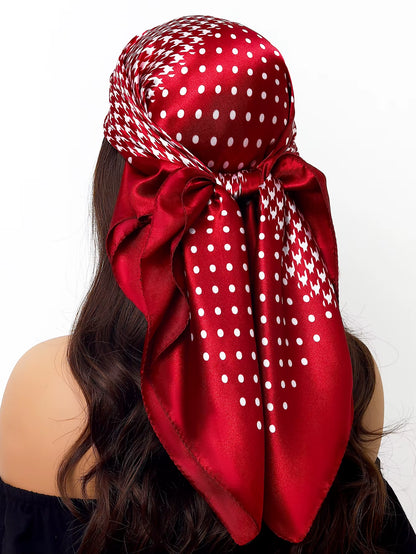 Couture Chaos Satin Colorful Scarf