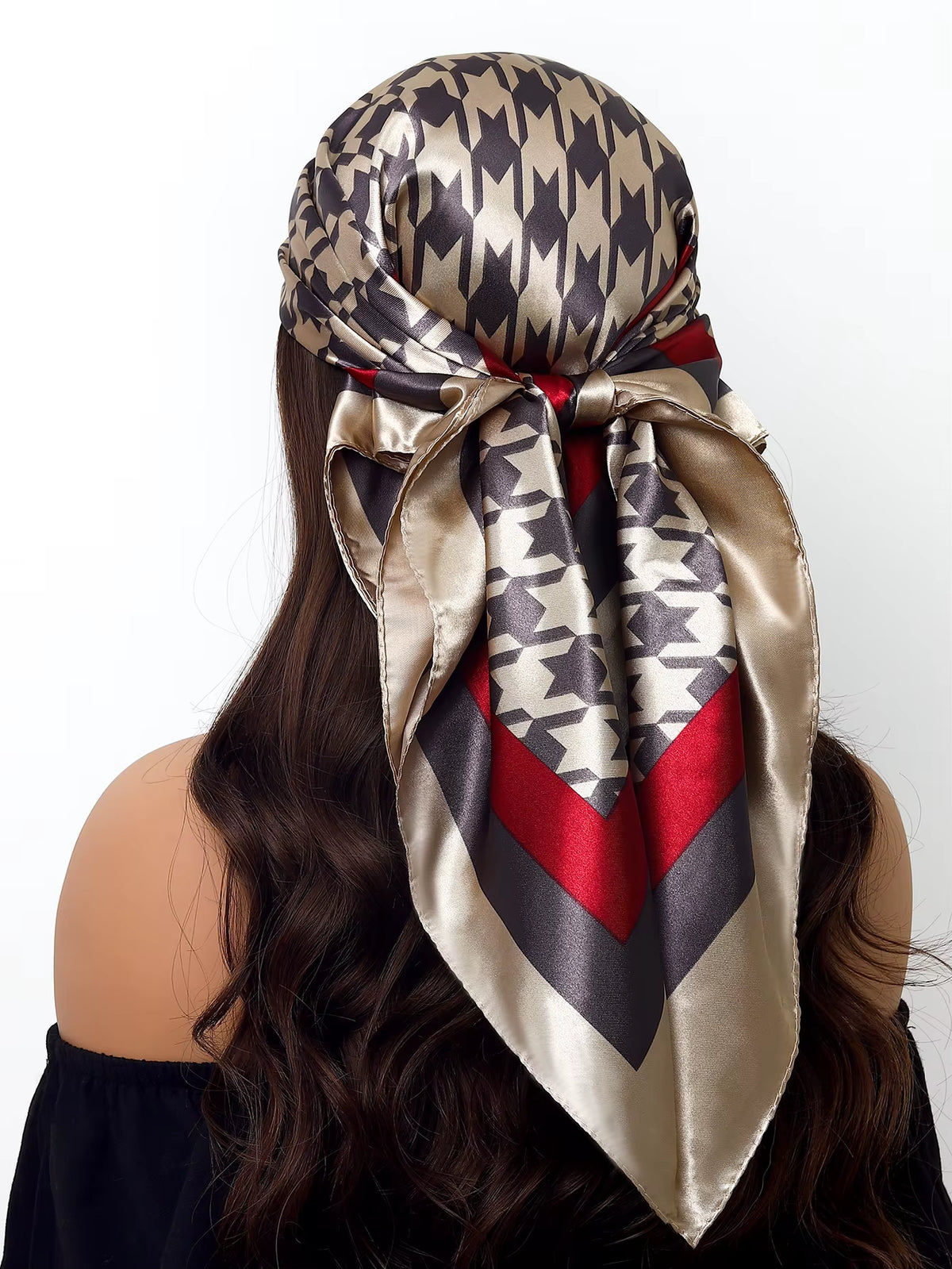 Couture Chaos Satin Colorful Scarf