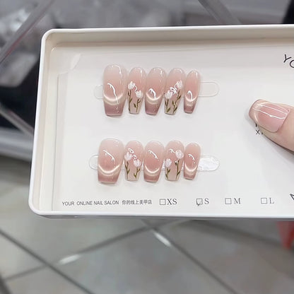 Regal & Reckless Dreamscape Blue Nails – Glossy Short Press-On Collection
