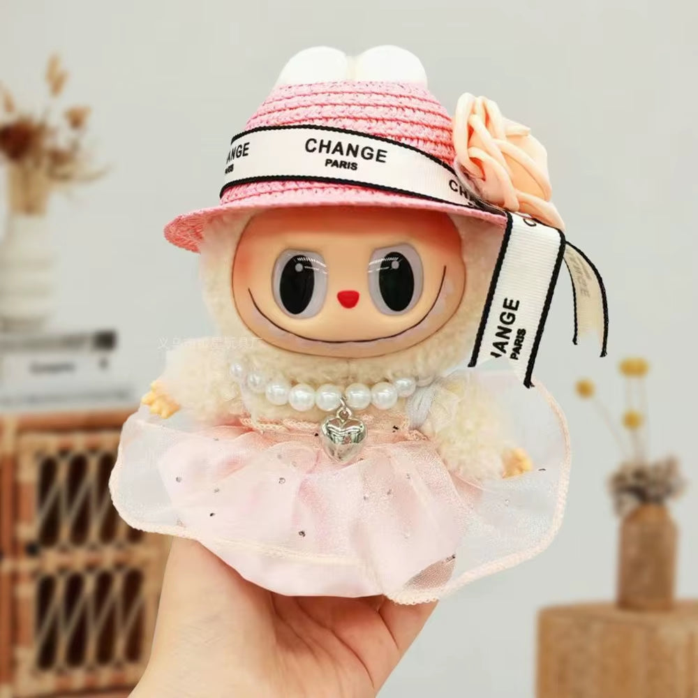 Labubu Luxury Doll Clothes – Designer Outfit & Accessories Pack