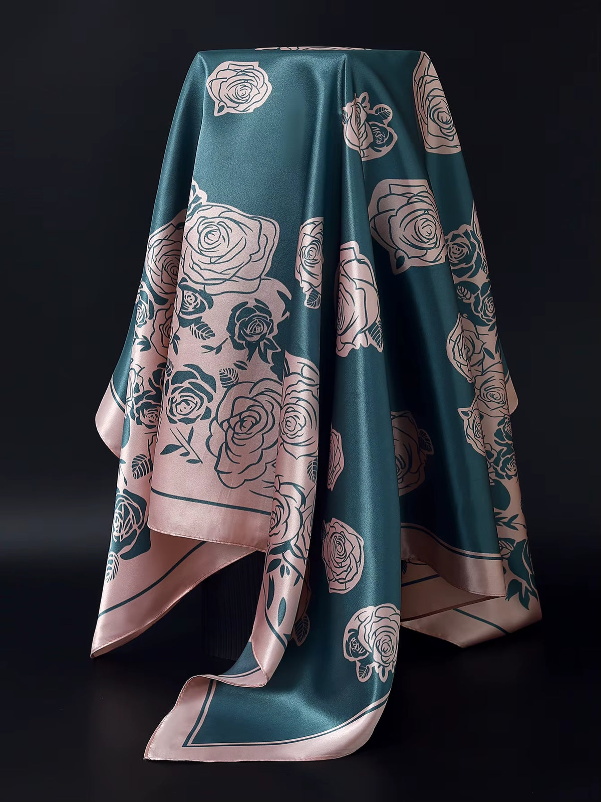 Couture Chaos Satin Colorful Scarf