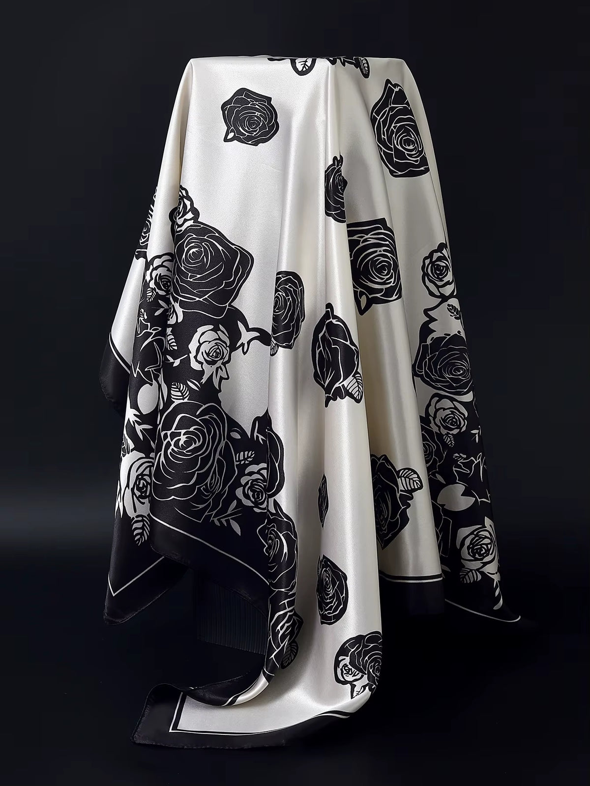 Couture Chaos Satin Colorful Scarf