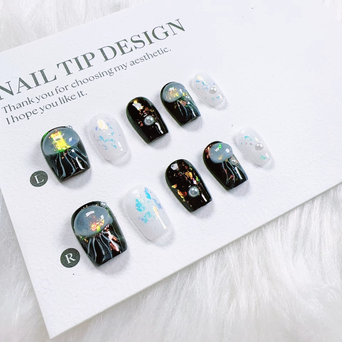 Regal & Reckless Dreamscape Blue Nails – Glossy Short Press-On Collection