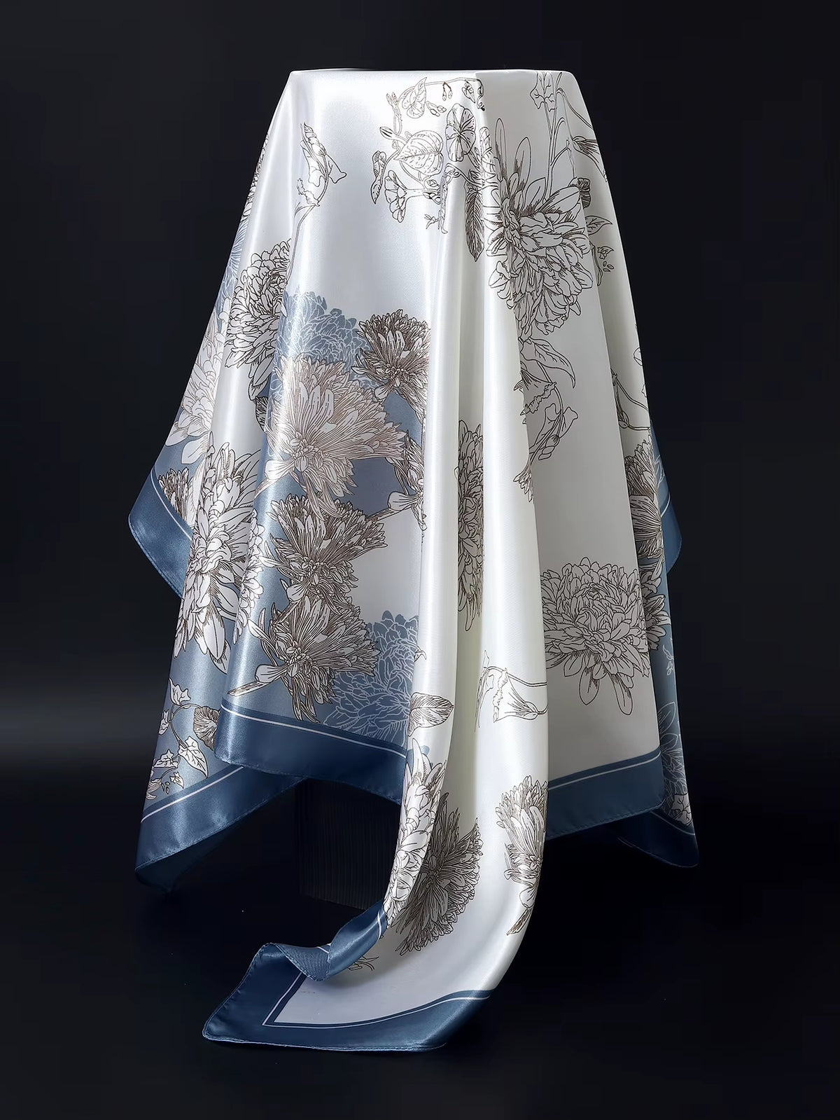 Couture Chaos Satin Colorful Scarf