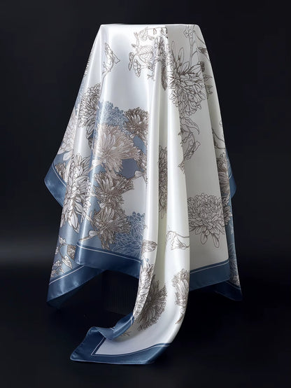 Couture Chaos Satin Colorful Scarf