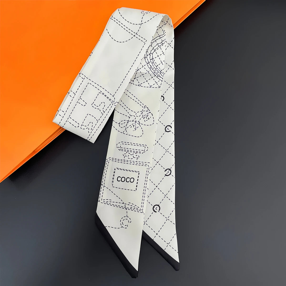 Premium Silk Twilly Ribbon for Hair, Handbags, and Accessories