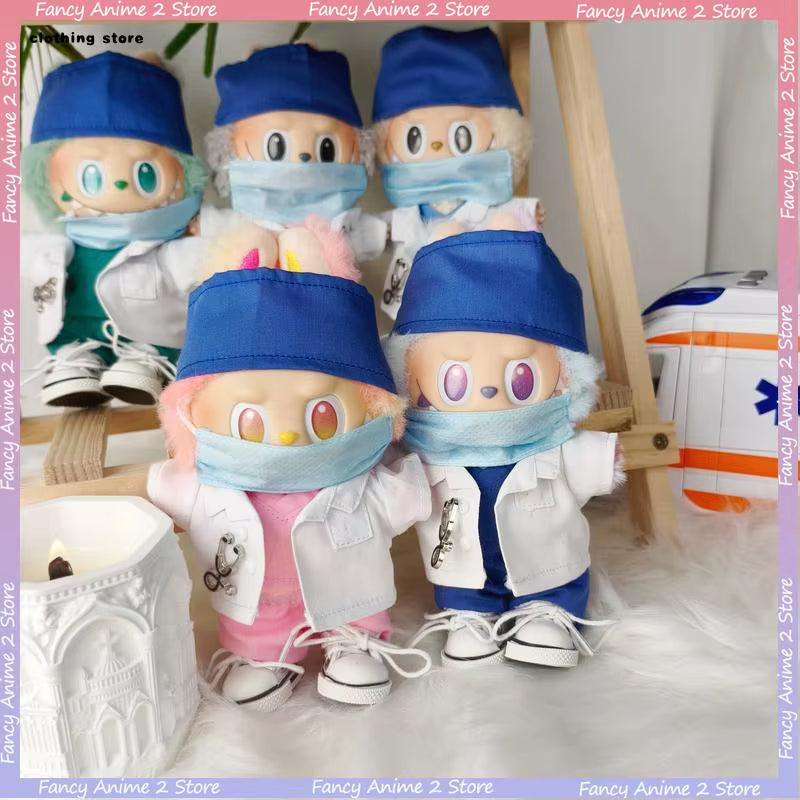 Labubu Healing Heroes – White Coat & Scrubs Hero Set