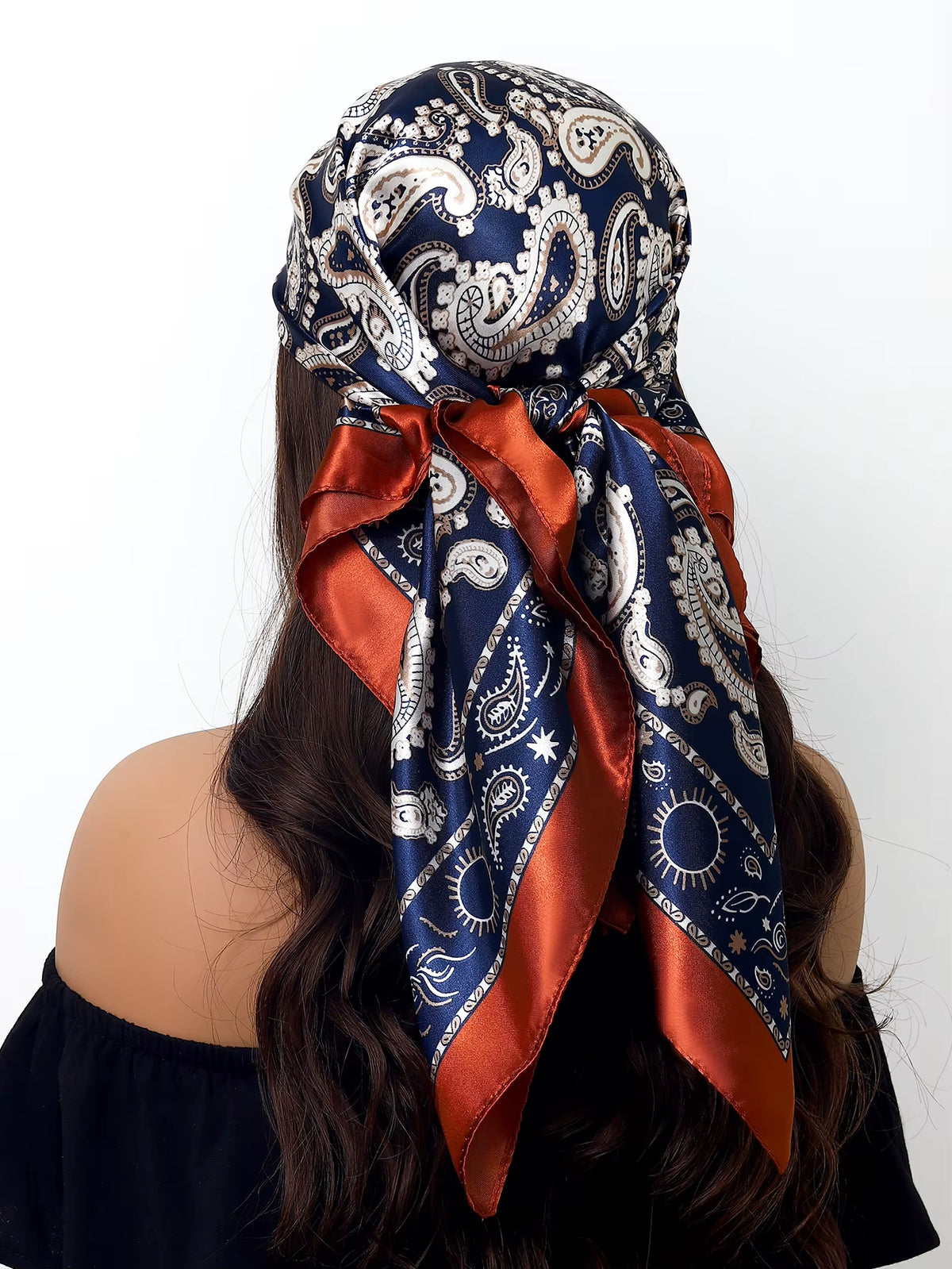 Couture Chaos Satin Colorful Scarf