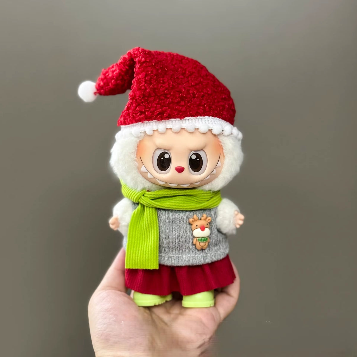 Holiday Cheer Labubu Outfit