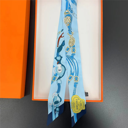Premium Silk Twilly Ribbon for Hair, Handbags, and Accessories
