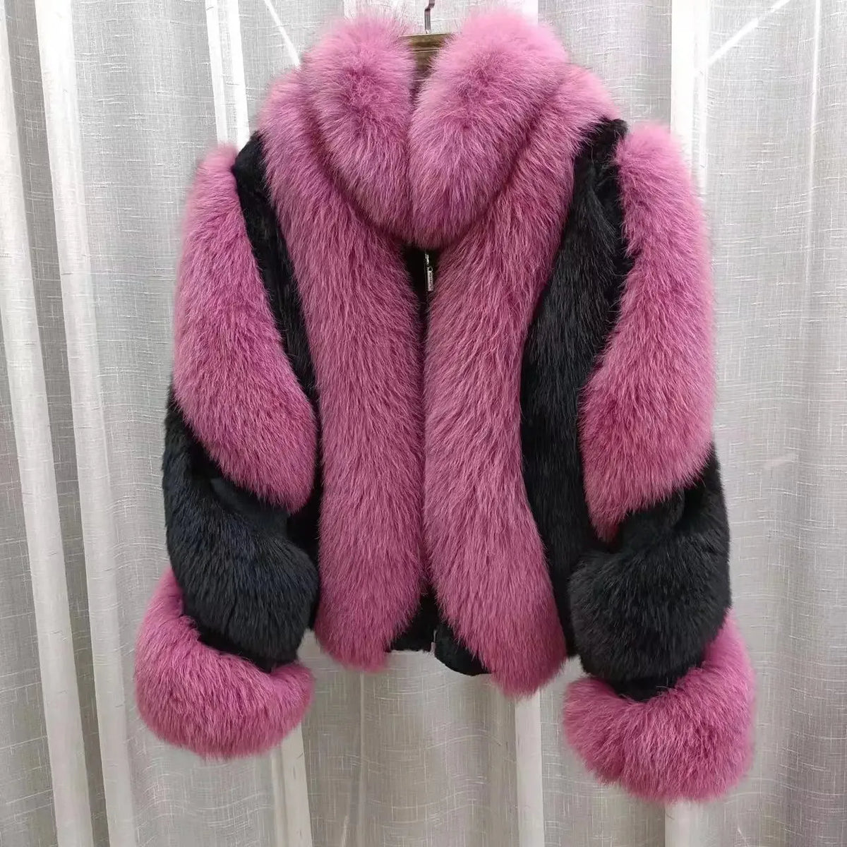 Pressure Applied Genuine Fox Fur Coat