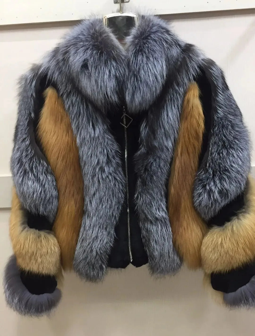 Pressure Applied Genuine Fox Fur Coat