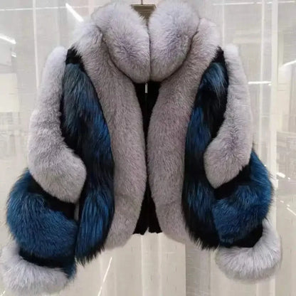 Pressure Applied Genuine Fox Fur Coat