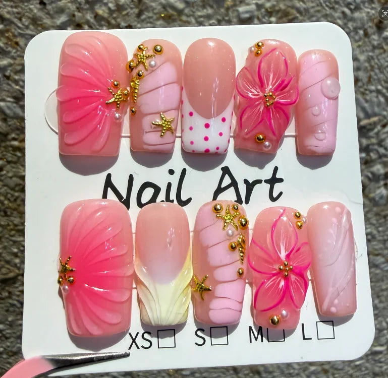 Golden Hour Press-On Nails