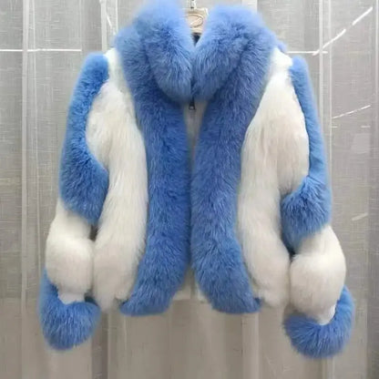 Pressure Applied Genuine Fox Fur Coat