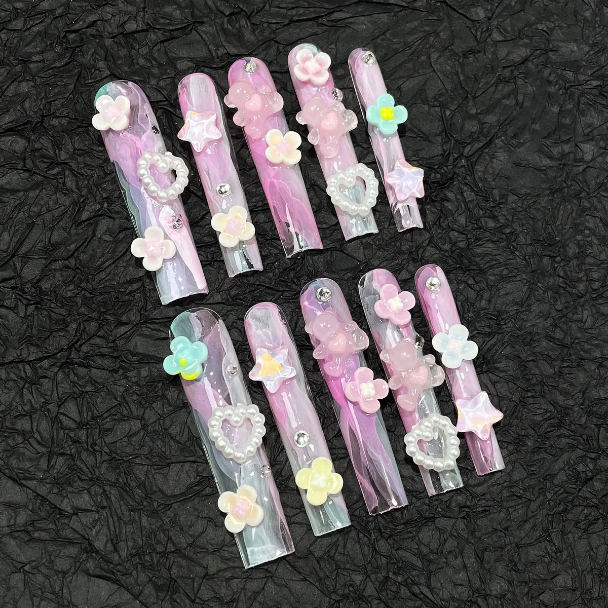 Candy Crush Luxe Press-On Nails-10pcs