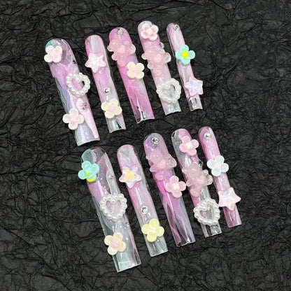 Candy Crush Luxe Press-On Nails-10pcs