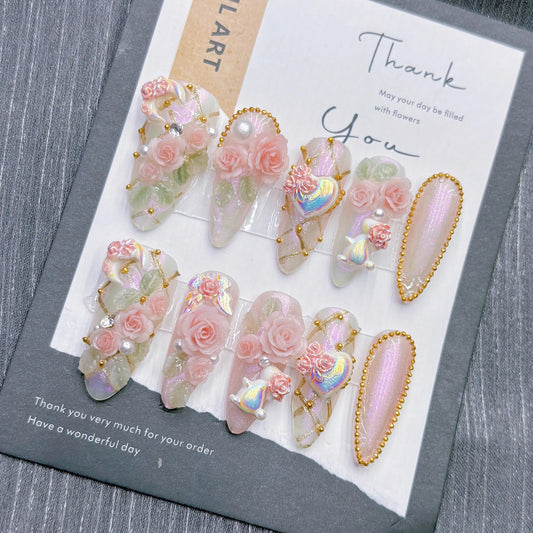 Love in Bloom Press-On Nails