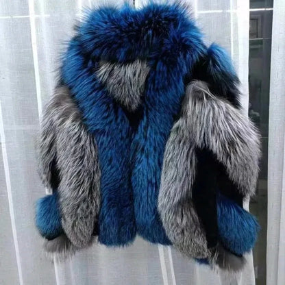 Pressure Applied Genuine Fox Fur Coat
