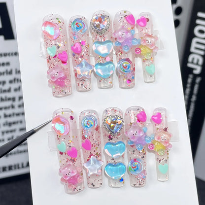Candy Crush Luxe Press-On Nails-10pcs