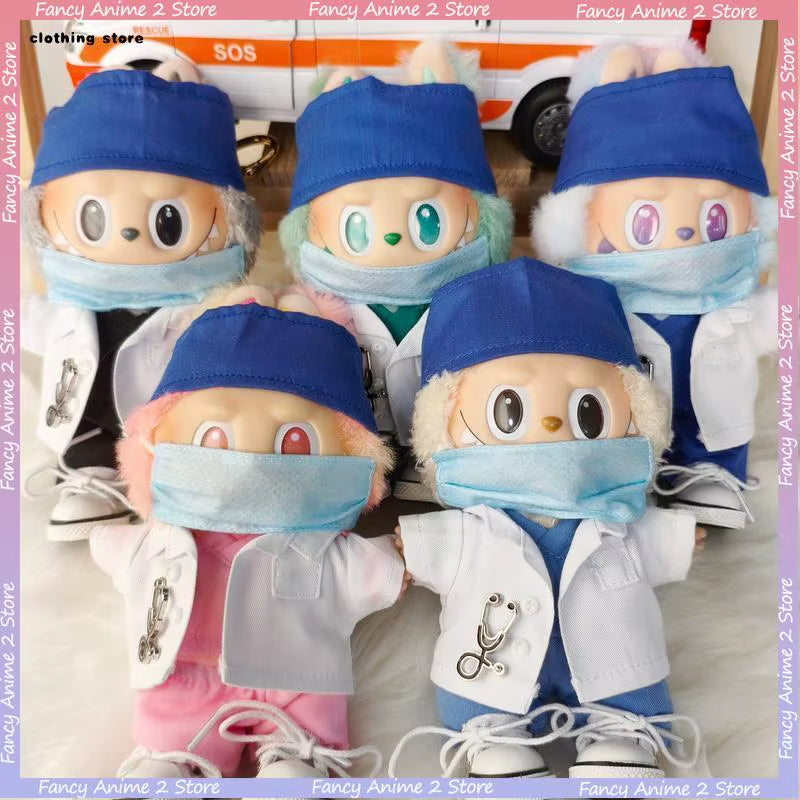 Labubu Healing Heroes – White Coat & Scrubs Hero Set