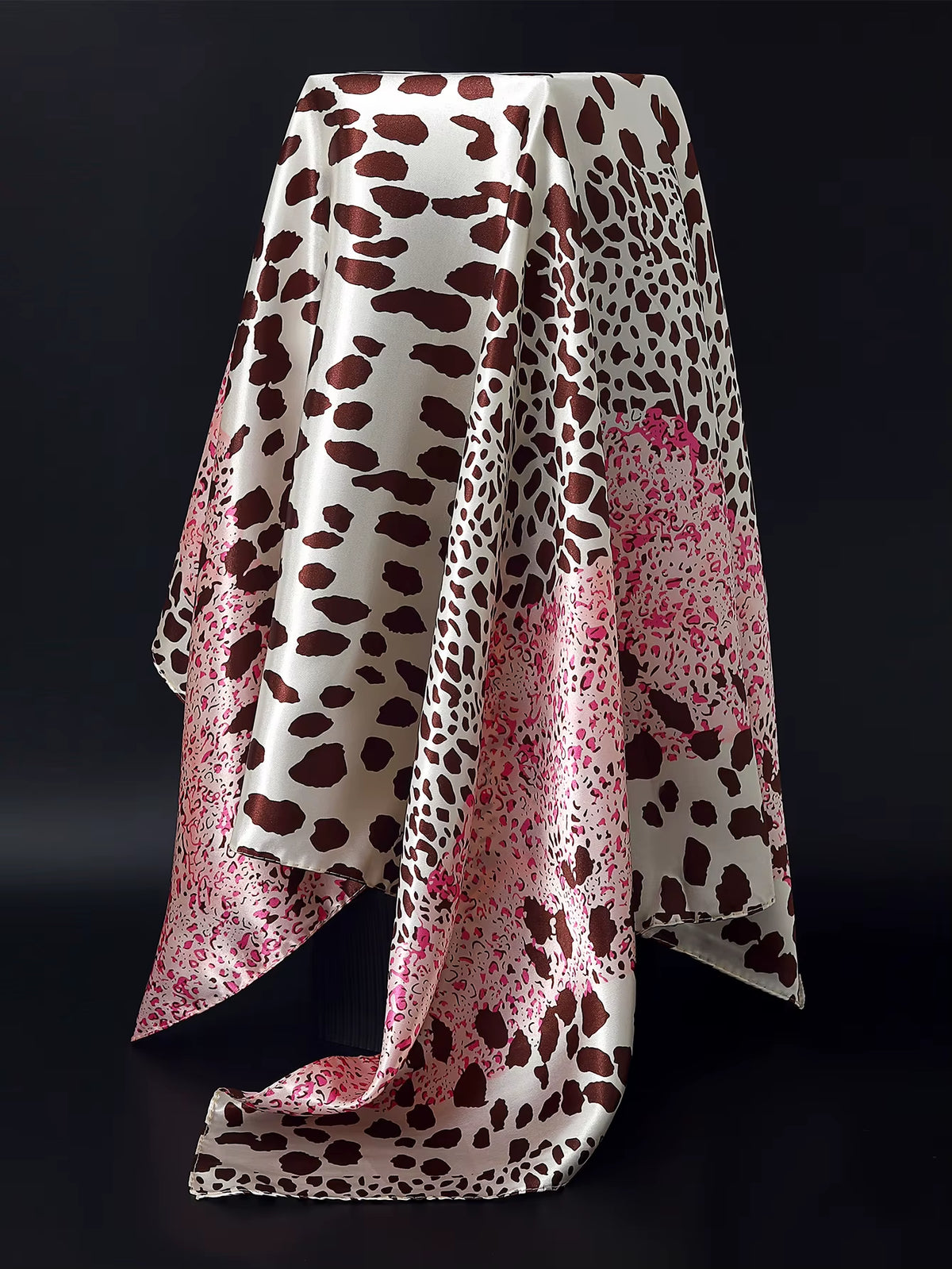 Couture Chaos Satin Colorful Scarf
