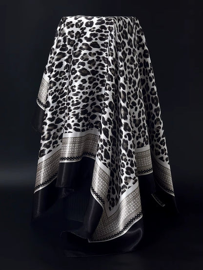 Couture Chaos Satin Colorful Scarf
