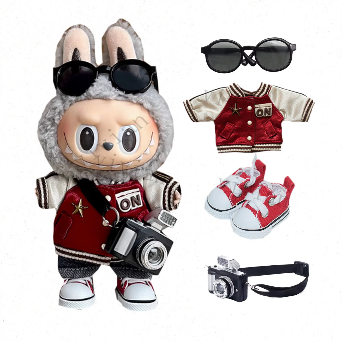 Mini Labubu Idol Outfit – Stylish Clothes & Accessories Set
