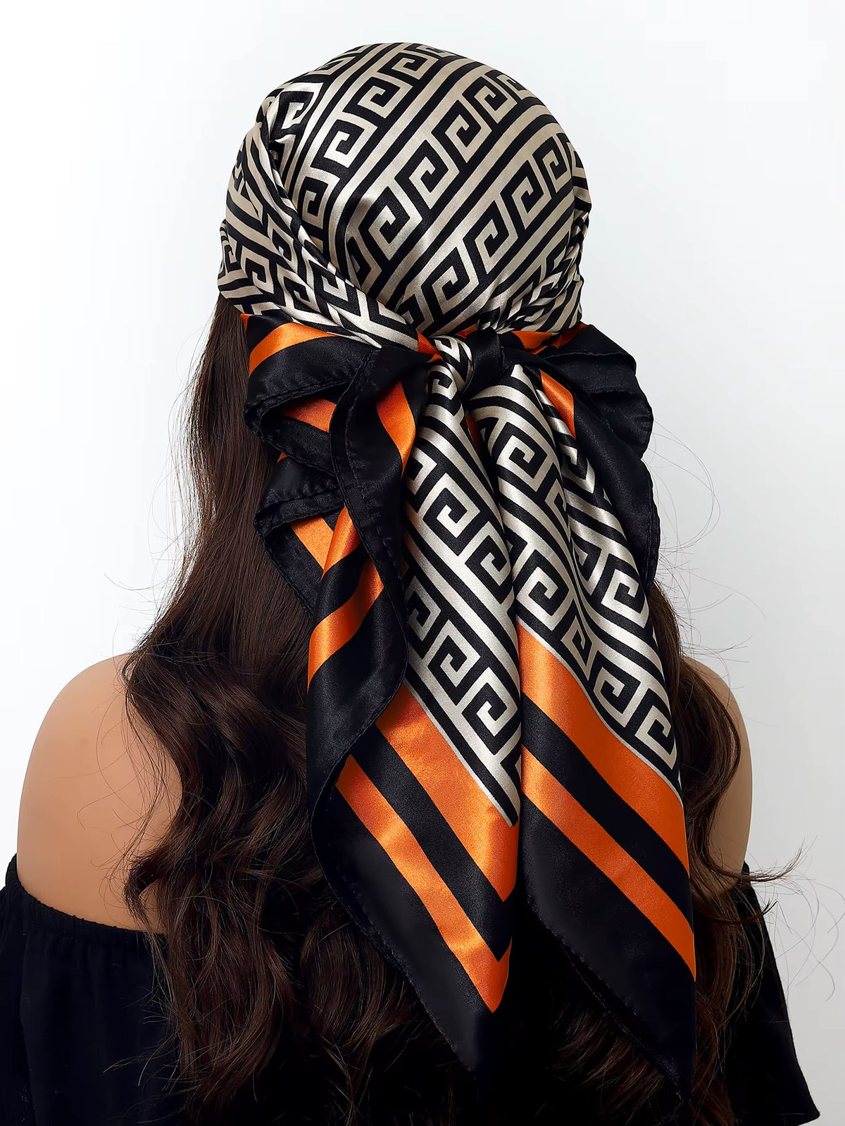 Couture Chaos Satin Colorful Scarf