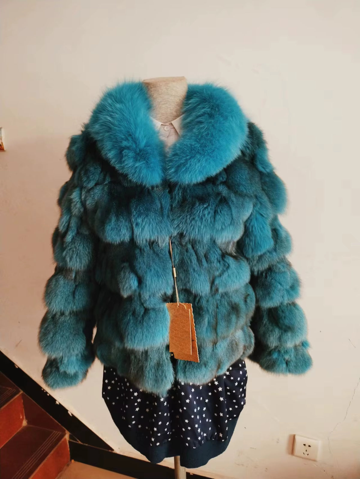 Cold Season Luxe: Genuine Fox Fur Coat | Regal & Reckless Exclusive (Plus Size Available)