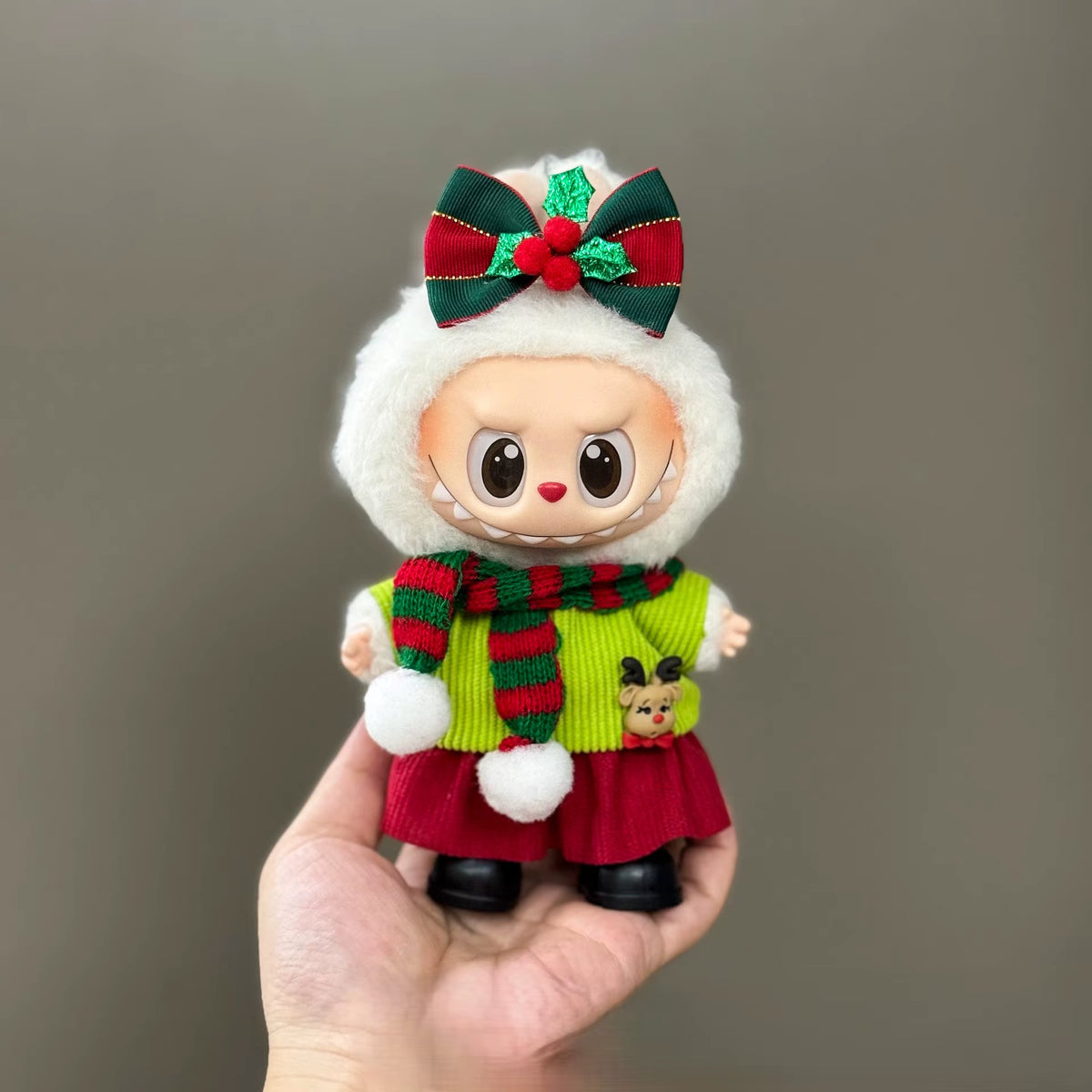 Holiday Cheer Labubu Outfit