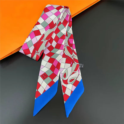 Premium Silk Twilly Ribbon for Hair, Handbags, and Accessories