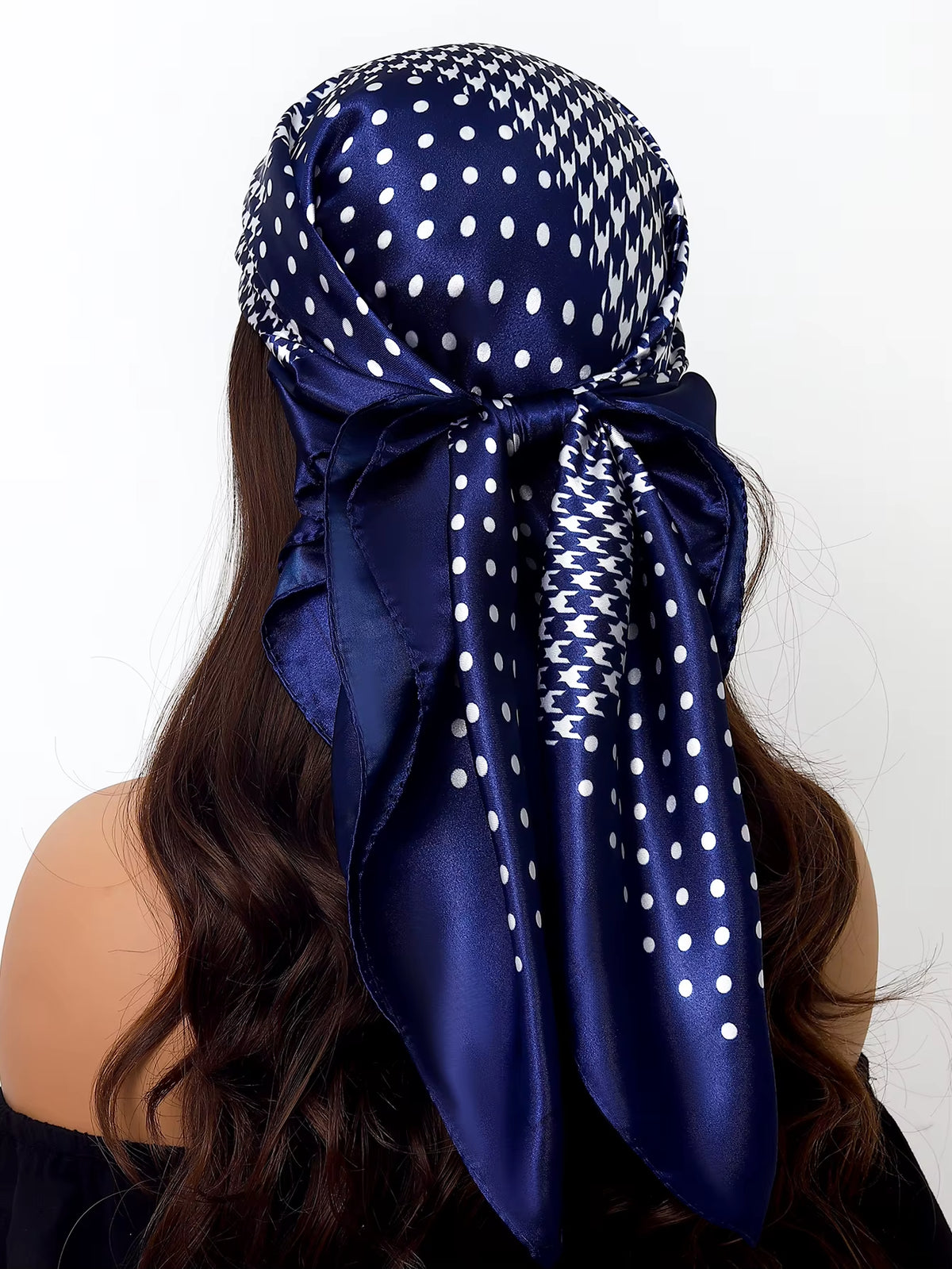 Couture Chaos Satin Colorful Scarf
