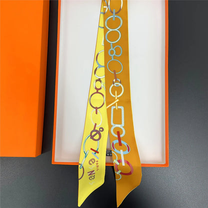 Premium Silk Twilly Ribbon for Hair, Handbags, and Accessories