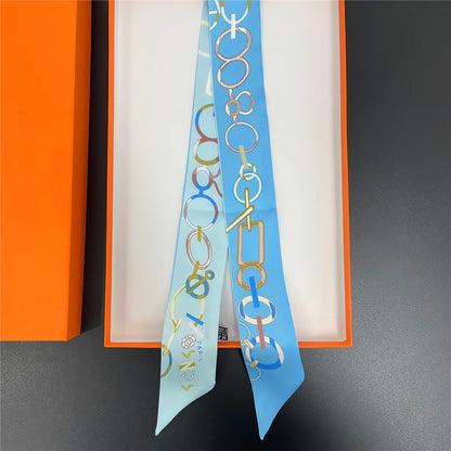 Premium Silk Twilly Ribbon for Hair, Handbags, and Accessories
