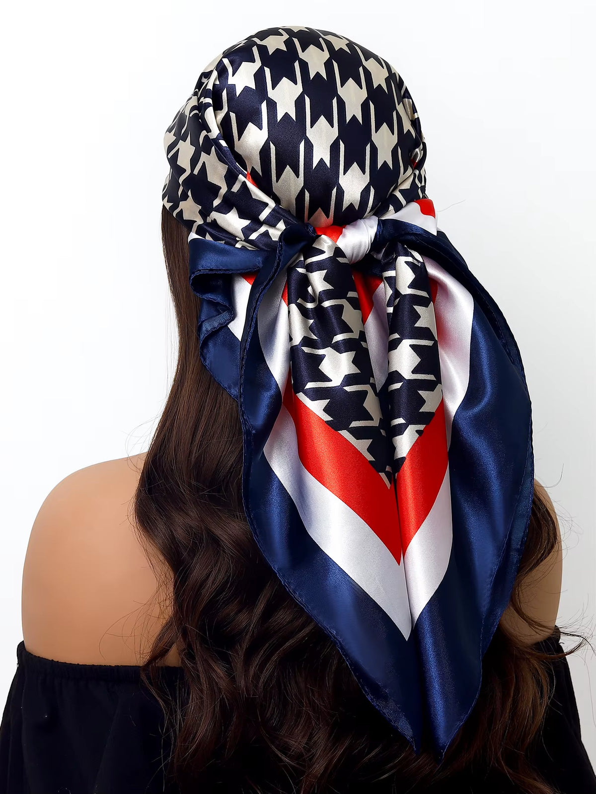 Couture Chaos Satin Colorful Scarf