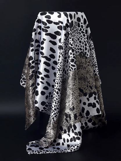 Couture Chaos Satin Colorful Scarf